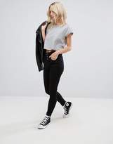 Thumbnail for your product : New Look Petite high waist skinny jean in black