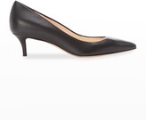 Thumbnail for your product : Marion Parke Must Have Leather Kitten-Heel Pumps