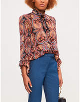 Thumbnail for your product : Etro Paisley-print silk-chiffon shirt
