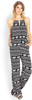 Thumbnail for your product : Forever 21 Boho Elephant Wide-Leg Jumpsuit
