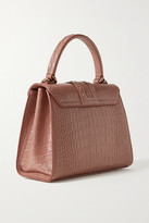 Thumbnail for your product : MEHRY MU Fey Croc-effect Leather Tote - Antique rose