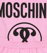 Thumbnail for your product : MOSCHINO BAMBINO Baby cotton-fleece sweatshirt dress