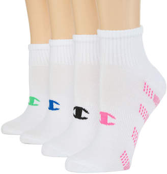 Champion Double Dry 4-Pack Ankle Socks