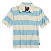 Thumbnail for your product : Quiksilver 'Mind Gap' Slub Jersey Polo (Toddler Boys)