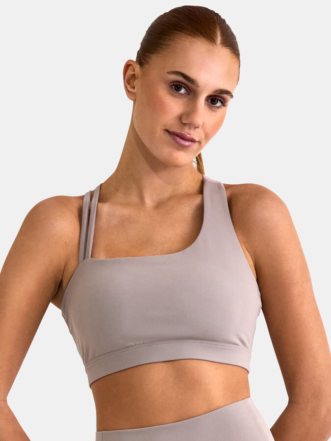 Avia Women’s and Women’s Plus SoftSculpt One Shoulder Sports Bra, Sizes XS-4X
