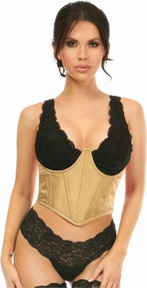 Daisy Corsets Lavish Lt Pink Sheer Lace Under Bt Corset | SHEIN A