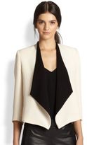 Thumbnail for your product : Alice + Olivia Oliver Draped Shawl Collar Jacket