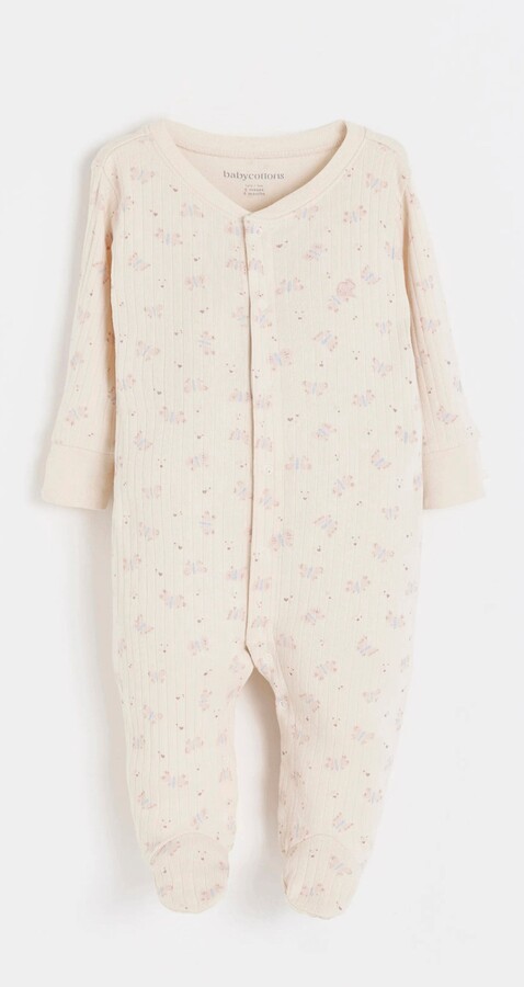 Babycottons Magic Wings Front-Snap Footie for Infant