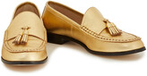 Thumbnail for your product : Sandro Matthew Tasseled Metallic Leather Loafers