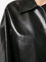 Thumbnail for your product : Supriya Lele Oversized Faux-Leather Jacket
