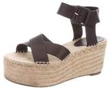 Thumbnail for your product : Celine Leather Espadrille Wedges