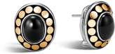 Thumbnail for your product : John Hardy Sterling Silver and 18K Bonded Gold Dot Earrings with Black Onyx - 100% Exclusive