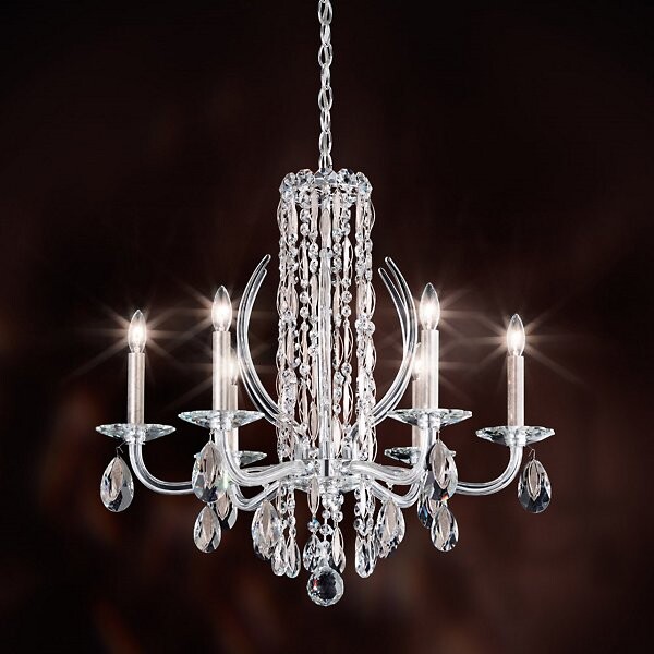 Schonbek Sarella Chandelier in Silver Size: Medium