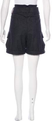Brunello Cucinelli Wool Mini Shorts