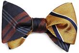 Thumbnail for your product : Brooks Brothers Plaid and Sidewheeler Stripe Reversible Bow Tie