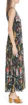 Thumbnail for your product : Fuzzi Floral Tulle Tiered Maxi Dress