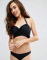 Thumbnail for your product : ASOS FULLER BUST Mix and Match Cross Front Wrap Bikini Top DD-G