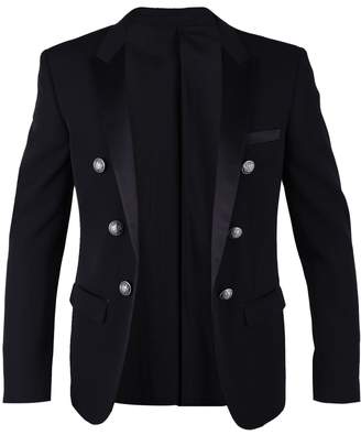 Balmain Black Tuxedo Jacket