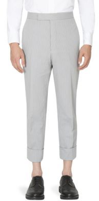 Thom Browne Seersucker Cotton Pants