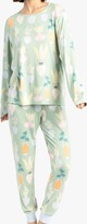 Thumbnail for your product : Chelsea Peers Potted Plant Print Pyjamas, Mid Green