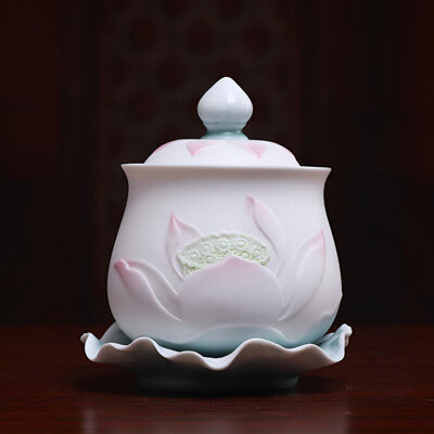 Infinity Exquisite Ceramic Lotus Bowl For Sacred Water