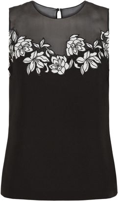 Jaeger Lace Panel Top