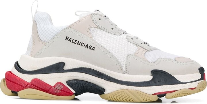 Balenciaga M Triple S tricolour sole sneakers - ShopStyle