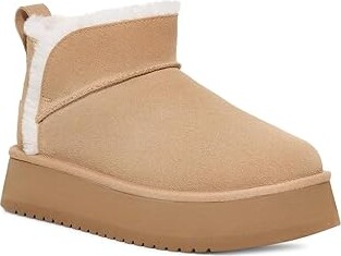 Koolaburra by UGG Koola Ultra Mini Platform Women's Boots Black : 10 M, Suede