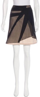 Bottega Veneta Silk Mini Skirt
