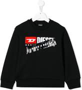 Thumbnail for your product : Diesel Kids logo hoodie