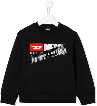 Diesel Kids logo hoodie