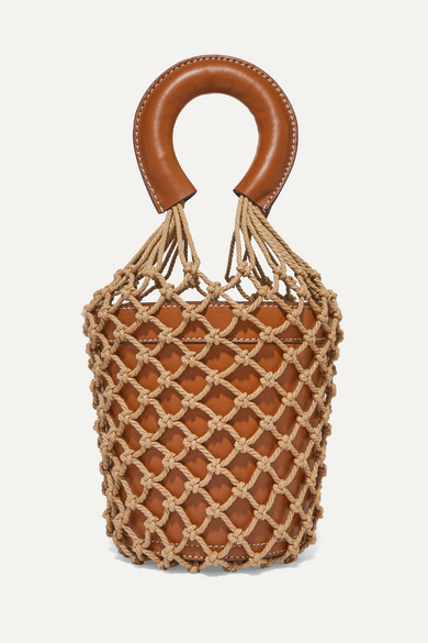 macrame bucket bag