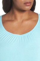 Thumbnail for your product : Sejour Plus Size Women's Sweetheart Neck Long Sleeve Tee