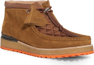 2 MONCLER 1952 x Clarks® Originals Wallabee Quilted Chukka Boot 