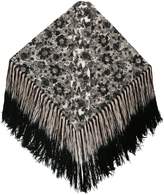 Thumbnail for your product : Anna Sui Walk in the Shade floral lurex shawl