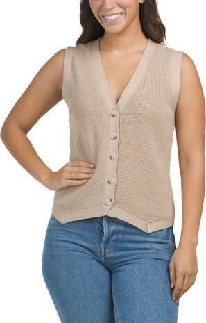 TJMAXX Sweater Vest, Nylon/Rayon