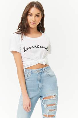 Forever 21 The Style Club Heartbreaker Tee
