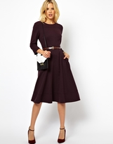 Thumbnail for your product : ASOS Midi Dress With Belt
