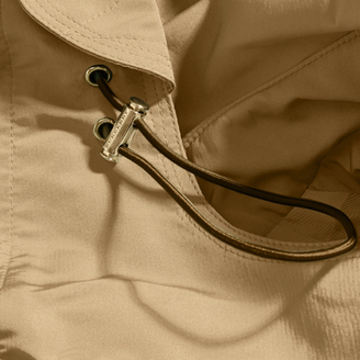 Burberry Showerproof Taffeta Trench Jacket with Detachable Hood