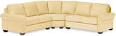 Thumbnail for your product : Asstd National Brand Leather Possibilities Roll-Arm 3-pc. Loveseat Sectional