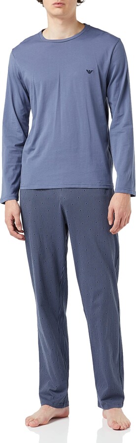 ARMANI Pyjama homme manches longues coton EMPORIO ARMANI article 111391 3A557+111043 3A 