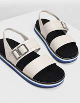 Thumbnail for your product : Charles & Keith Two-Tone Slingback Flats