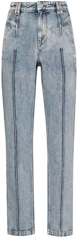 High Waist Jeans Side Zip | Shop the world's largest collection of fashion  | ShopStyle Australia