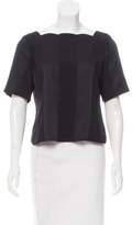 Thumbnail for your product : Marc Jacobs Scalloped Short Sleeve Top