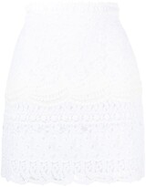 Thumbnail for your product : Ermanno Scervino Scallop-Hem Skirt