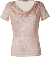 Thumbnail for your product : Emilio Pucci Pale Rose Printed Cotton-Silk Top