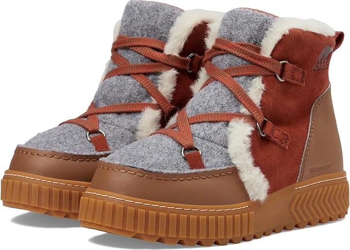 SOREL ONA AVEtm Alpine Boot Waterproof Women's Snow Shoes Velvet Tan/Sanguine : 7 B - Medium
