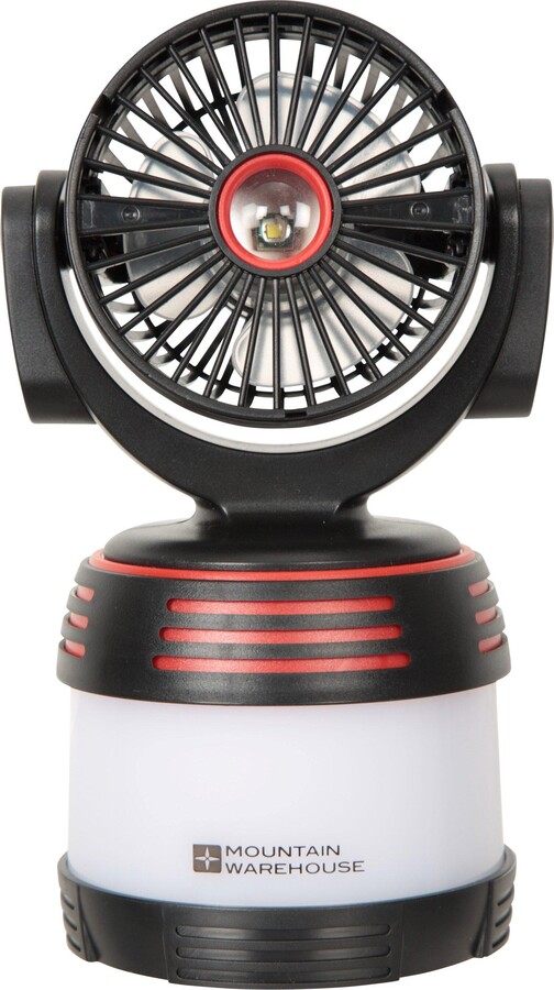 Mountain Warehouse Fan and Lantern Rechargeable 2 In 1 Compact Camping
