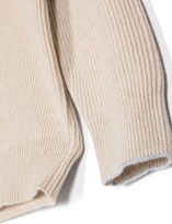 Thumbnail for your product : BRUNELLO CUCINELLI KIDS ribbed cashmere V-neck jumper
