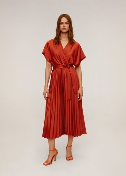 mango coral dress